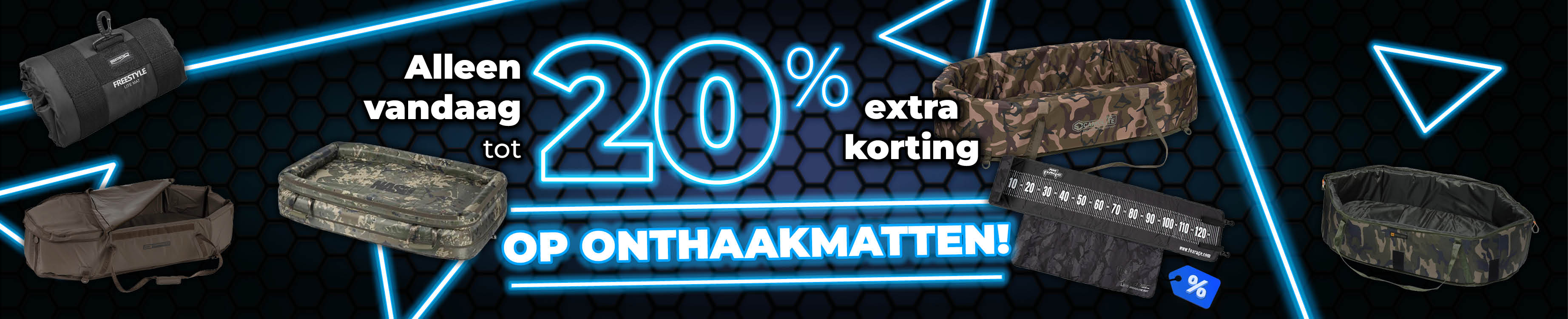 Topbanner: Tot 20% Onthaakmatten (Blauw)