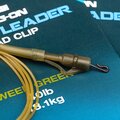 Nash Cling-On Fused Lead Clip Leader 1m - Weed