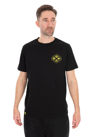Matrix Large Fade Logo T-Shirt Black/Lime