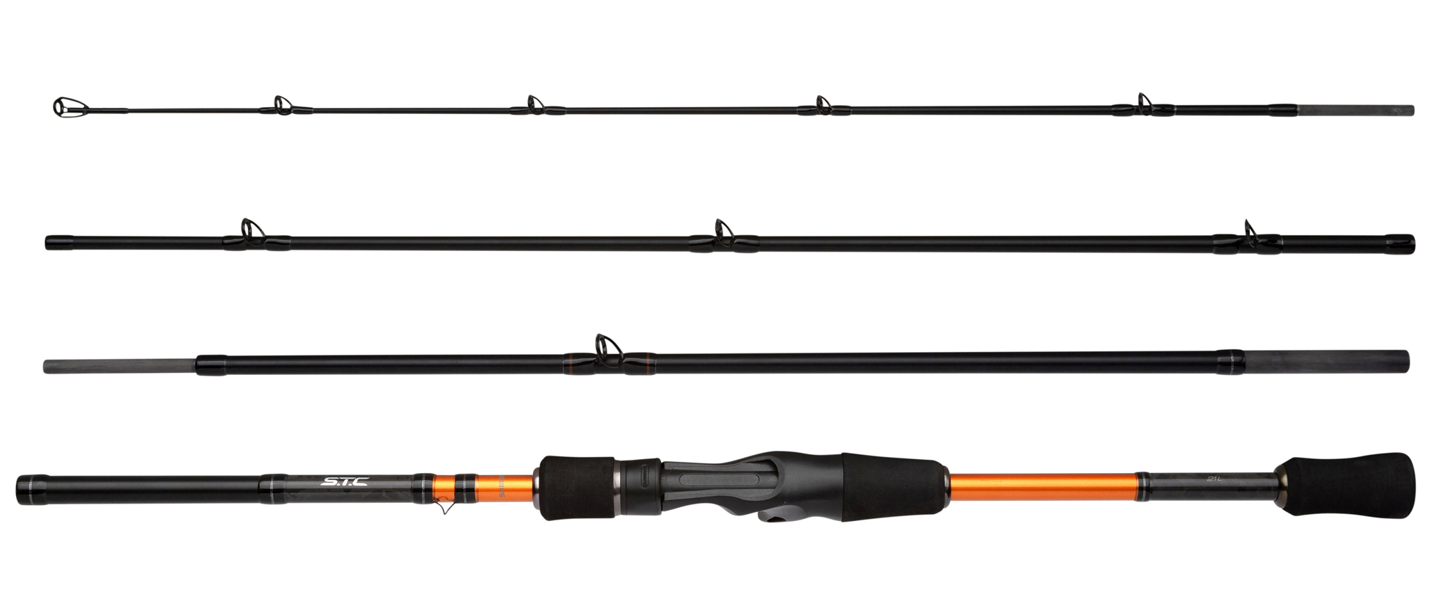 baitcast travel rod Fiblink® Portable Saltwater Heavy 3-Piece Graphite Baitcasting – fiblink high quality glass and Zylon (stronger than Kevlar and used by NASA) Guides Select B Swimbait Rods