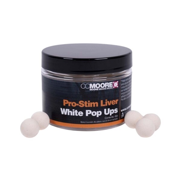 CC Moore Pro-Stim Liver Pop Ups 12mm (55 Stuks)