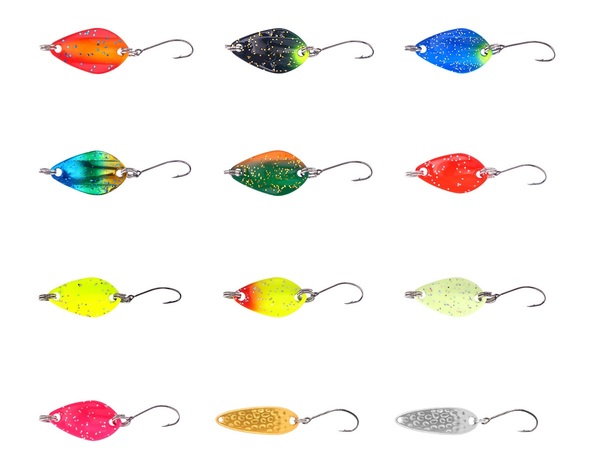 Fish4all Trout Spoon Box Mix 1.2g-2.5g (12pcs)