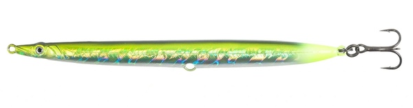 Fladen Coastal Arrow Maxximus Zeevis Pilker 13cm (22g) - Green/Silver/Yellow