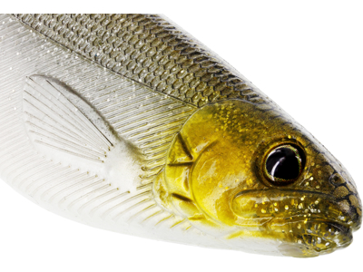 Westin Shad Teez slime curd shad per stuk 9cm 7g - Het Loze Vissertje
