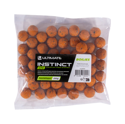 Ultimate Instinct CFS Boilies Peach & Pepper 20 mm (250 g)