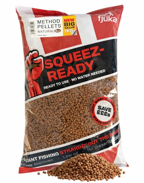 Fjuka Squeez-Ready™ Method Pellets 2mm (1kg)