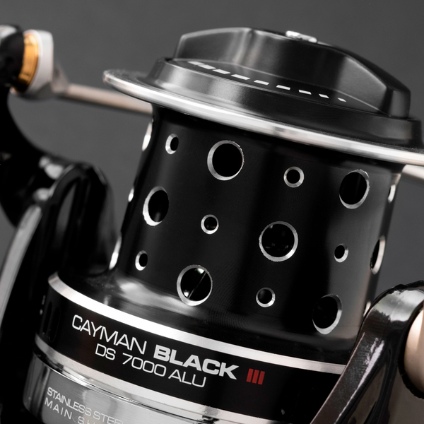 Kołowrotek Cinnetic Cayman Black III DS 7000 Big Pit