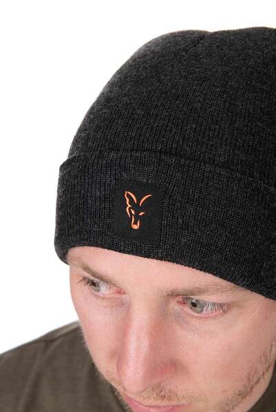 Fox Collection Beanie Black/Orange