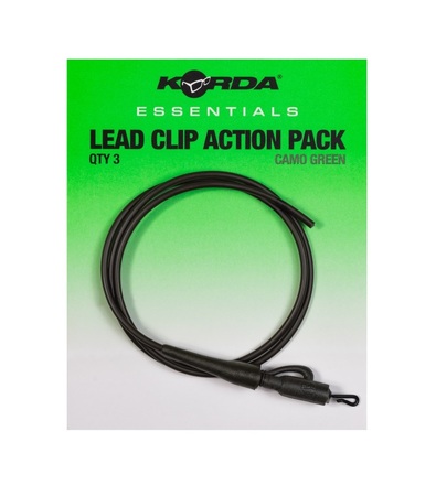 Korda Essentials Lead Clip Action Pack (3 Pieces)