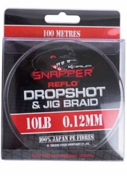 Korum Snapper Dropshot Jig Braid Gevlochten Lijn