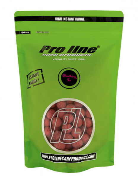 Pro Line Readymades Boilies 20mm (1kg) - Strawberry Ice