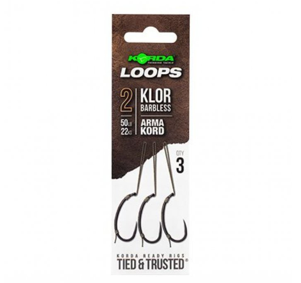 Korda Loop Rigs Klor Widerhakenlos