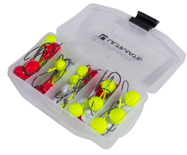 Ultimate Multicolor Zinc Jighead Box Lead-Free (3.5-14g) (45pcs)