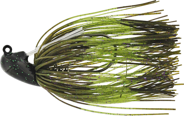 Westin Slide-Up Skirted Rubber Jig 9g (Tungsten) - Junebug