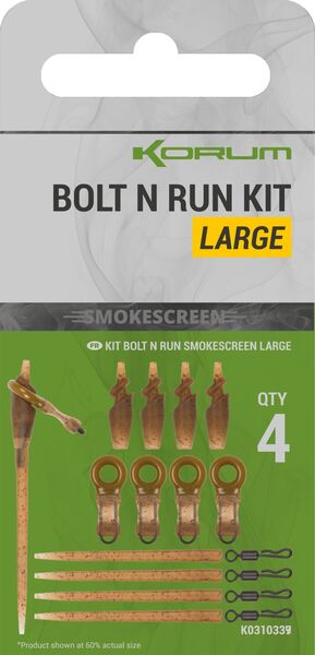 Korum Smokescreen Bolt N Run Kit (4 Stuks)