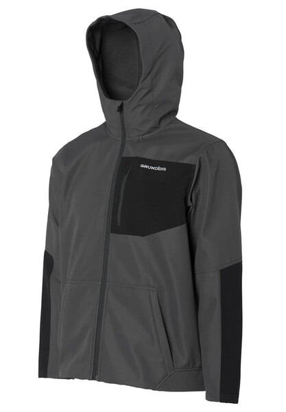 Grundens Bulkhead Fleece Hooded Jacket Anchor Chaqueta de Pesca