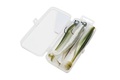 *Ultimate EZ-Shad & Jighead Kit Loodvrij 10cm (7 + 10 + 14g) (8pcs) - Natural