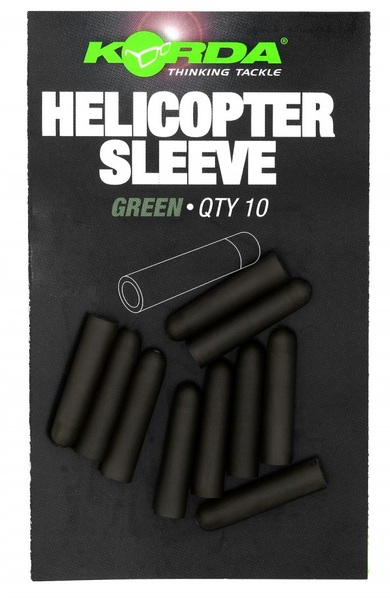 Korda Heli Sleeves (10 Stück) - Weedy Green