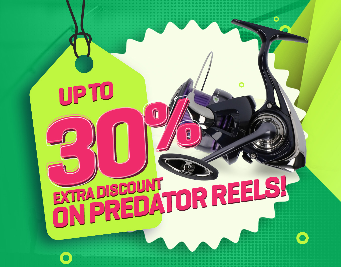 Subbanner: Tot 30% Roofvismolens (actieperioden 2025)