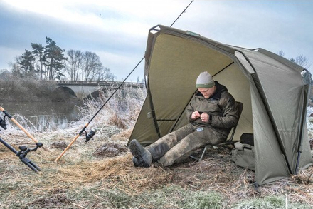 Ultimate 50'' Storm Brolly Camo (Inc. Picchetti & Tension Poles