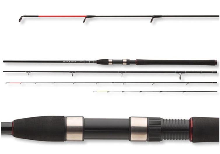 Canna Da Pesca Daiwa Black Widow Feeder | 3.30 M | 100 G | 5 Parti | Per Feeder Fishing