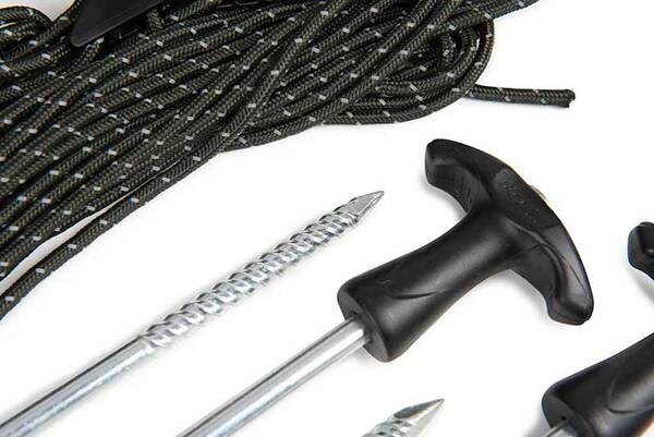 Fox Voyager Bivvy Storm Pack (6 Haringen + 6 Scheerlijnen)