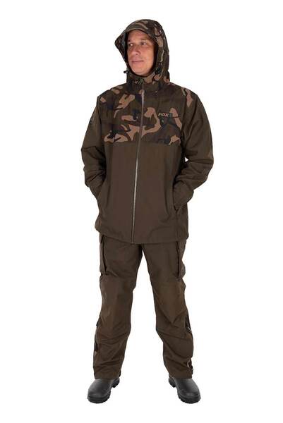 Fox RS25K Chaqueta de Pesca STD Khaki/Camo (Impermeable)