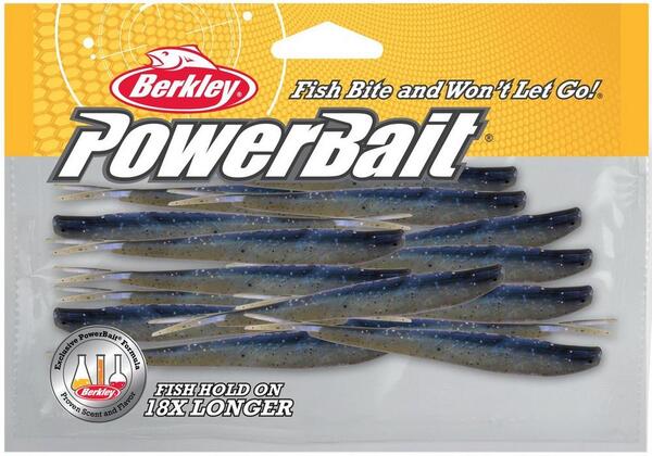 Berkley Powerbait Minnow Shad (18 pieces) - Black