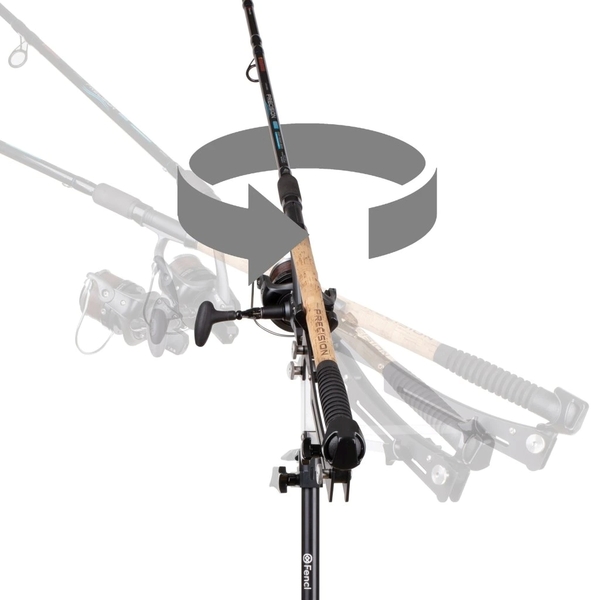 Fencl Fishing Rod Premium Support With Forked Benchstick + Rod SupportCover