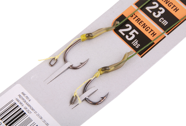 2 x Mikado Lag Rig - Carp Leader 01 ''Lag Rig''