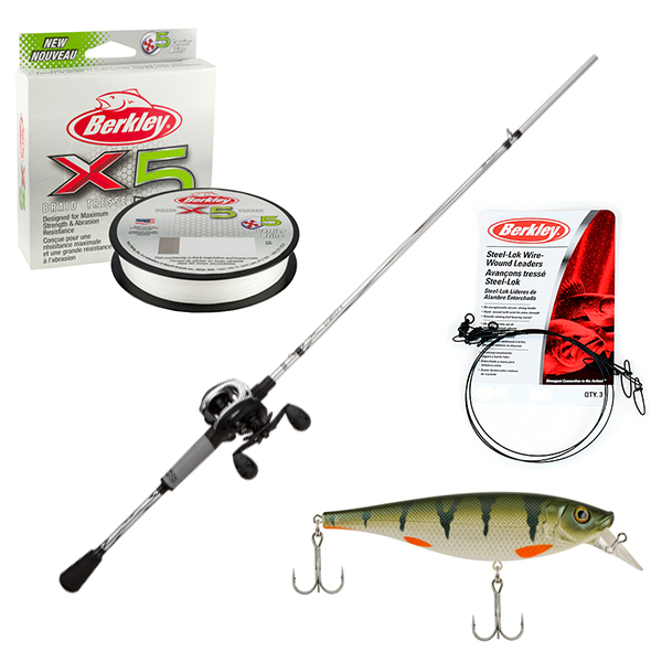 Ensemble Abu Garcia Revo X Casting Combo (Ensemble Canne Moulinet pour