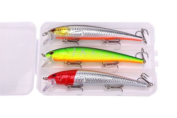 Fish4All Hardlure Kit Wobble 1 Floating Pluggen Set 12cm 17g (3 Stuks)