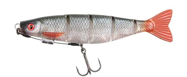 Fox Rage Pro Shad Jointed Loaded - 14cm Ultra Natural Roach