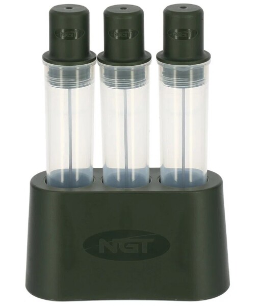 NGT Barrelz Baiting Glugging Set (Soaktubes + Standaard)
