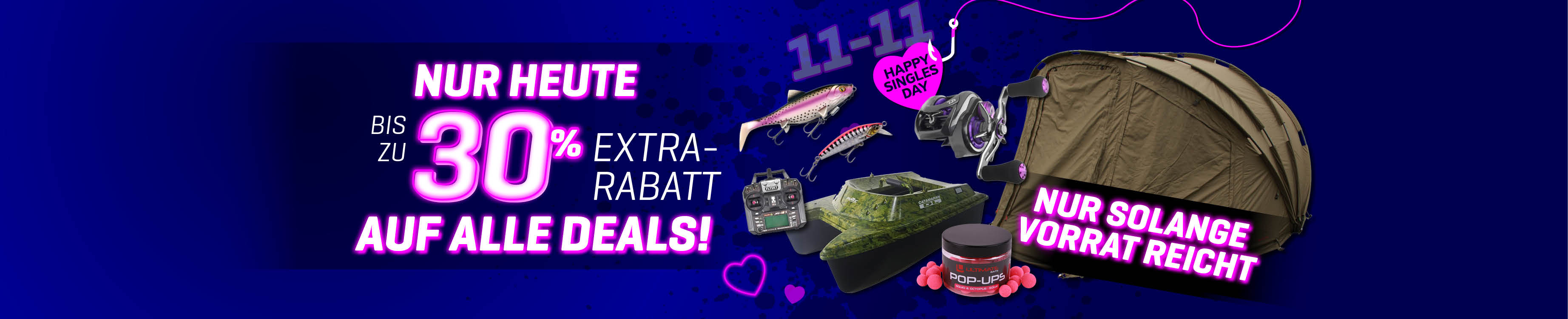 Topbanner: Tot 30% Singles Day 2025