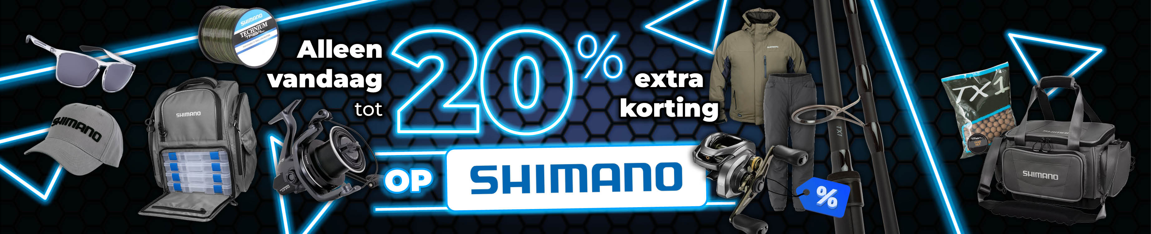 Topbanner: Tot 20% Shimano (Blauw)