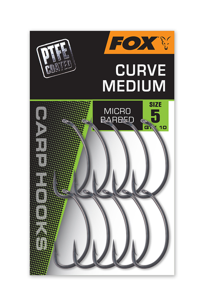 Fox Curve Medium Karperhaak (10 Stuks)