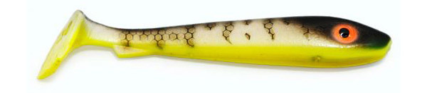 Svartzonker McRubber Bass 8cm, 10 St. - Yellow Dawn