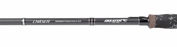 Skeater Chase Power Caña para pesca del lucio con cebo muerto 10 ft 3 lb