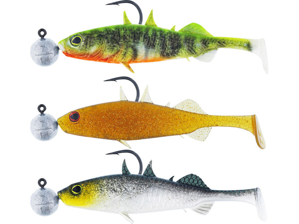 Westin Stanley The Stickleback Shadtail R 'N R 5.5cm (5g) Mix (3 pieces) - Dark Water Mix 10