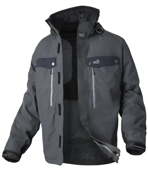 Geoff Anderson Dozer 7 Black Fishing Jacket