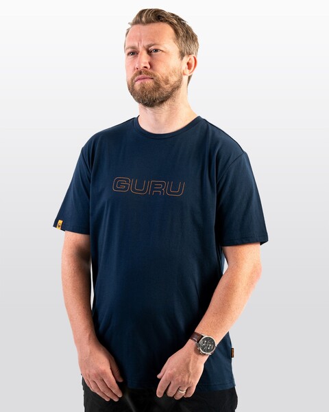 Guru Glitch Navy Tee T-Shirt