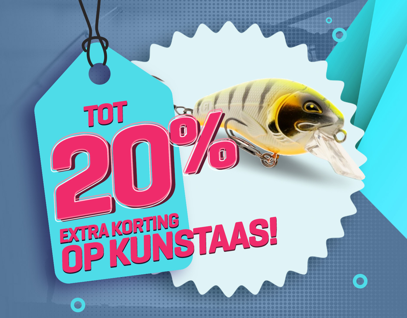 Subbanner: Tot 20% Kunstaas (actieperioden 2025)