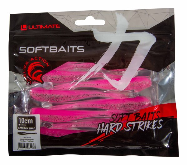 Ultimate Intruder Shad 10cm (8 pcs) - Pink Pearl