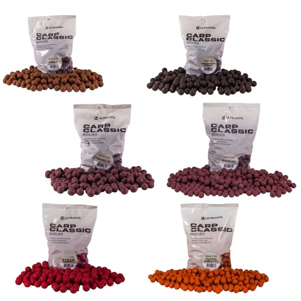 Ultimate Carp Classic Boilies Try-Out Pack (6 kg) (¡6 sabores!)