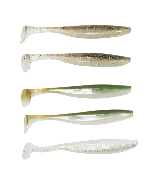 Ultimate EZ-Shad & Jighead Kit Loodvrij 10cm (7 + 10g) (8pcs) - Natural
