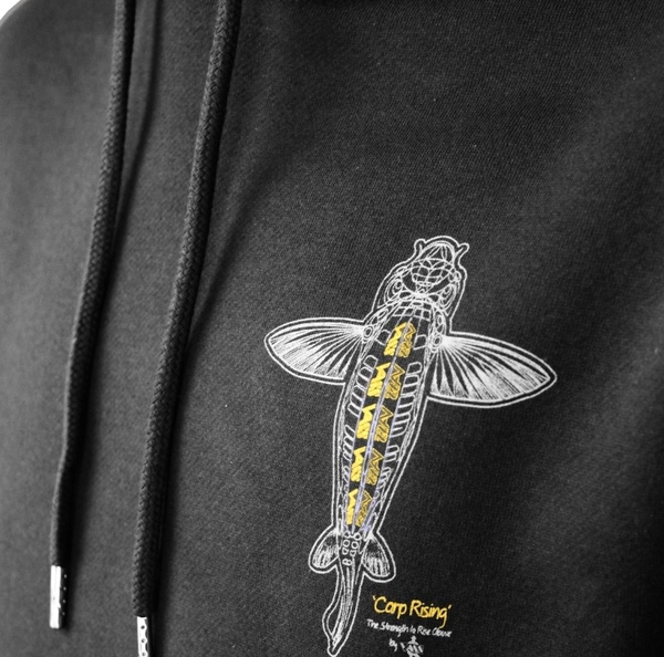 Vass 'Carp Rising' Hoodie Black 