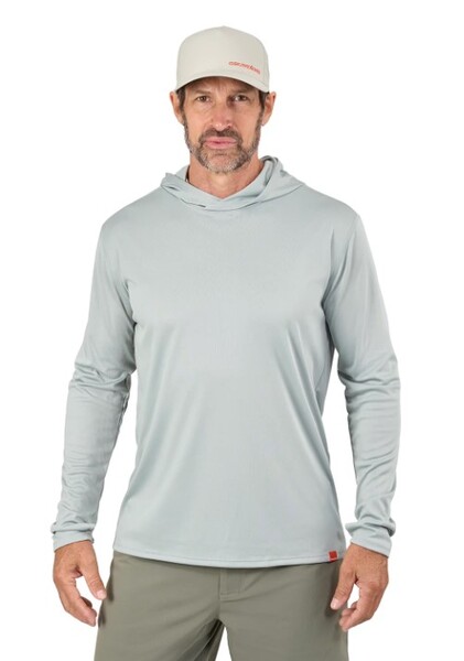 Grundéns Tough Sun Masked Hoodie UPF 50 Iceberg