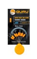 Guru Super Tight Line Stops Squared Orange Lijnstoppers (10 Stuks)