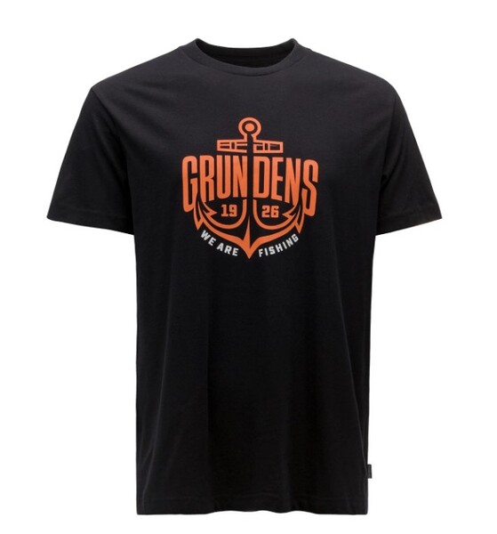Grundéns Logo Anchor SS T-Shirt Black